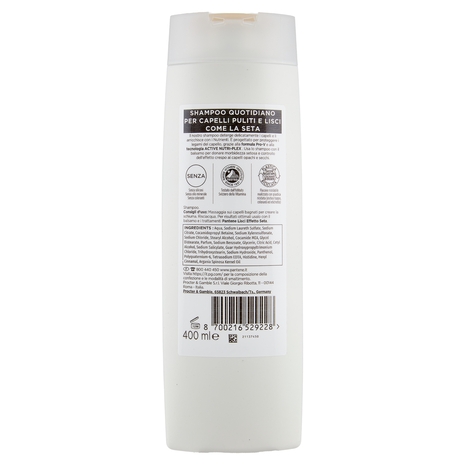 Pantene Pro-V Lisci Effetto Seta Shampoo Active Nutri-Plex 400 ml